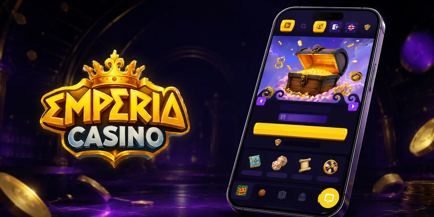 Emperia Casino App-Screenshot